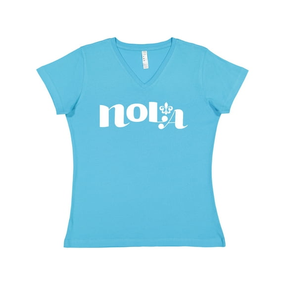 Inktastic New Orleans, Louisiana Women's V-Neck T-Shirt