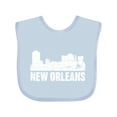 thumbnail image 1 of Inktastic New Orleans Skyline Grunge Boys or Girls Baby Bib, 1 of 4