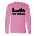thumbnail image 1 of Inktastic New Orleans Skyline Grunge Long Sleeve T-Shirt, 1 of 5