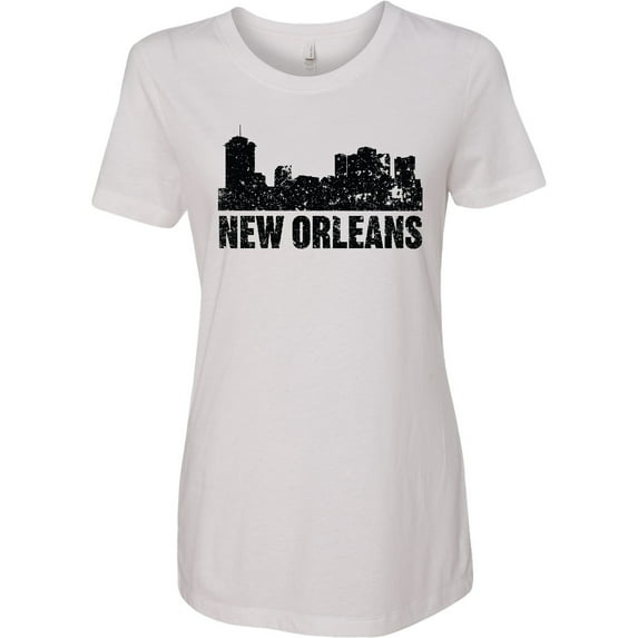 Inktastic New Orleans Skyline Grunge Women's T-Shirt