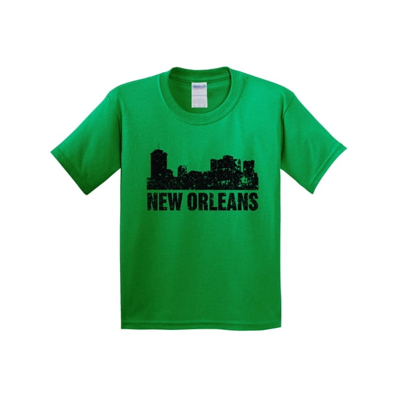 Inktastic New Orleans Skyline Grunge Youth T-Shirt
