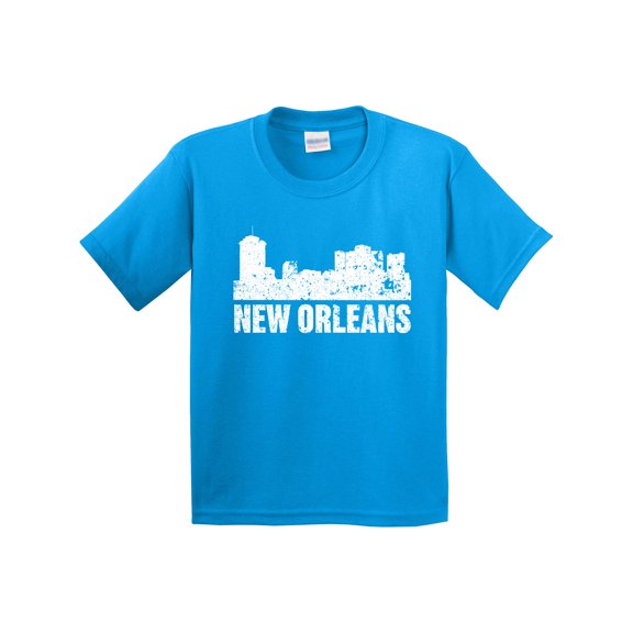 Inktastic New Orleans Skyline Grunge Youth T-Shirt
