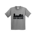 thumbnail image 1 of Inktastic New Orleans Skyline Grunge Youth T-Shirt, 1 of 5