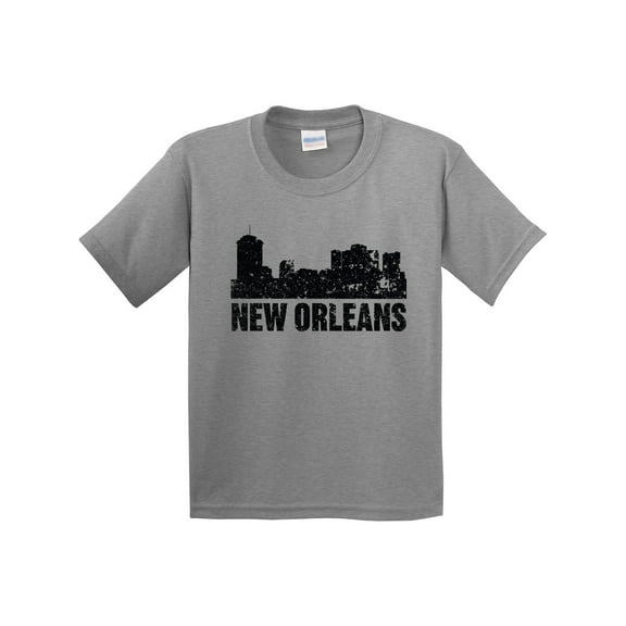 Inktastic New Orleans Skyline Grunge Youth T-Shirt