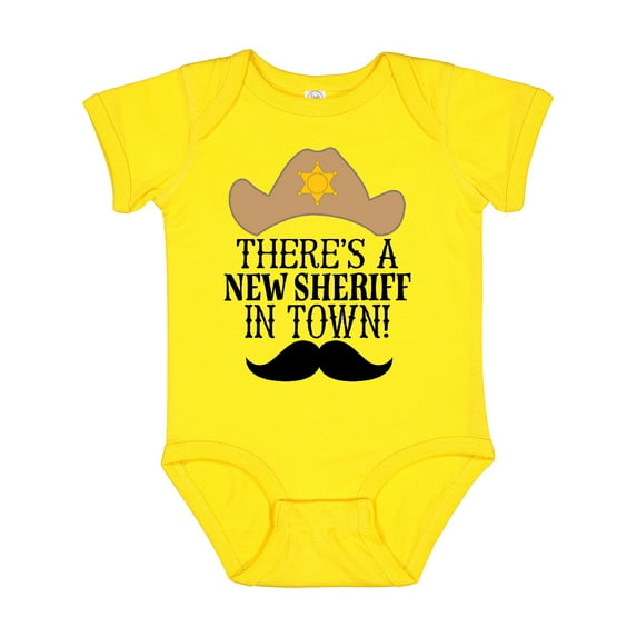 Inktastic New Sheriff in Town Boys Boys Baby Bodysuit