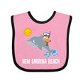 thumbnail image 1 of Inktastic New Smyrna Beach Florida Boys or Girls Baby Bib, 1 of 4
