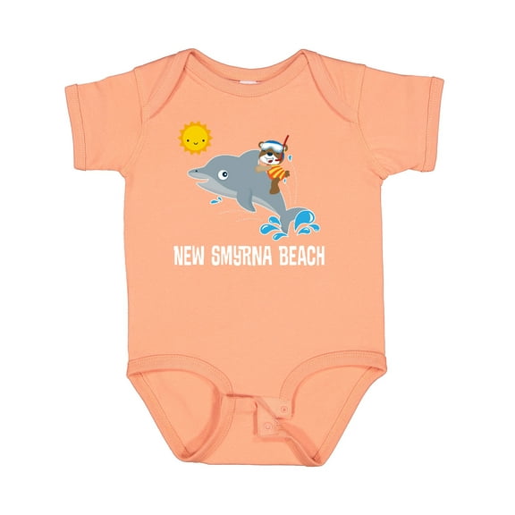 Inktastic New Smyrna Beach Florida Boys or Girls Baby Bodysuit