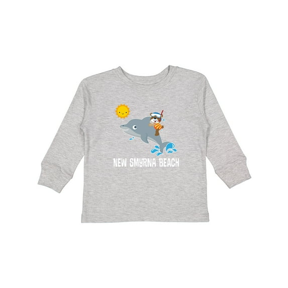 Inktastic New Smyrna Beach Florida Boys or Girls Long Sleeve Toddler T-Shirt