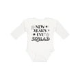 thumbnail image 1 of Inktastic New Year's Eve Squad with Stars in Black Boys or Girls Long Sleeve Baby Bodysuit, 1 of 5