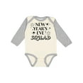 thumbnail image 1 of Inktastic New Year's Eve Squad with Stars in Black Boys or Girls Long Sleeve Baby Bodysuit, 1 of 5
