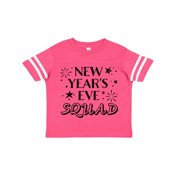 Inktastic New Year's Eve Squad with Stars in Black Boys or Girls Toddler T-Shirt