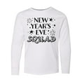 thumbnail image 1 of Inktastic New Year's Eve Squad with Stars in Black Long Sleeve Youth T-Shirt, 1 of 5