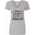 thumbnail image 1 of Inktastic New Year's Eve Squad with Stars in Black Women's V-Neck T-Shirt, 1 of 5