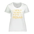 thumbnail image 1 of Inktastic New Year's Eve Squad with Stars in Gold Women's Plus Size T-Shirt, 1 of 5