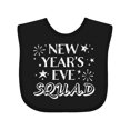 thumbnail image 1 of Inktastic New Year's Eve Squad with Stars in White Boys or Girls Baby Bib, 1 of 4
