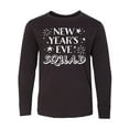 thumbnail image 1 of Inktastic New Year's Eve Squad with Stars in White Long Sleeve Youth T-Shirt, 1 of 5