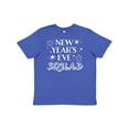 thumbnail image 1 of Inktastic New Year's Eve Squad with Stars in White Youth T-Shirt, 1 of 5
