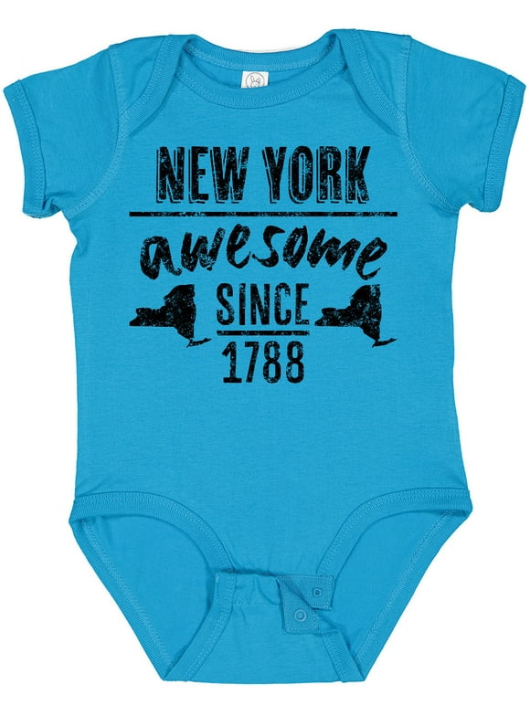 Inktastic New York Awesome Since 1788 Boys or Girls Baby Bodysuit