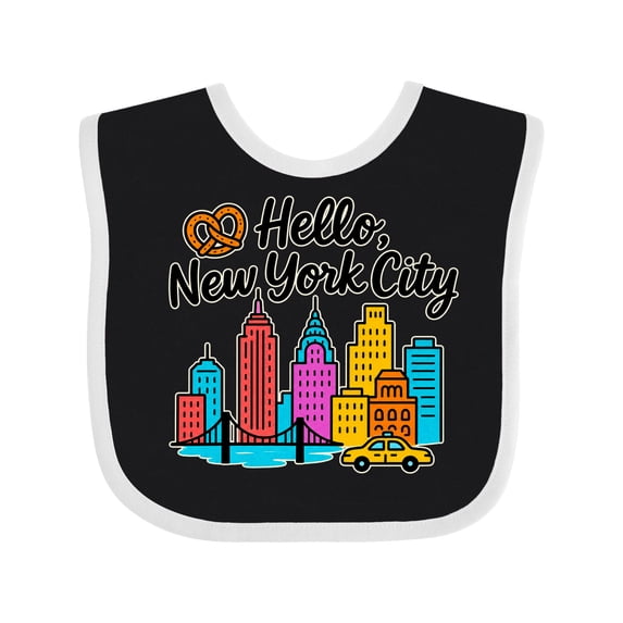 Inktastic New York City Boys or Girls Baby Bib
