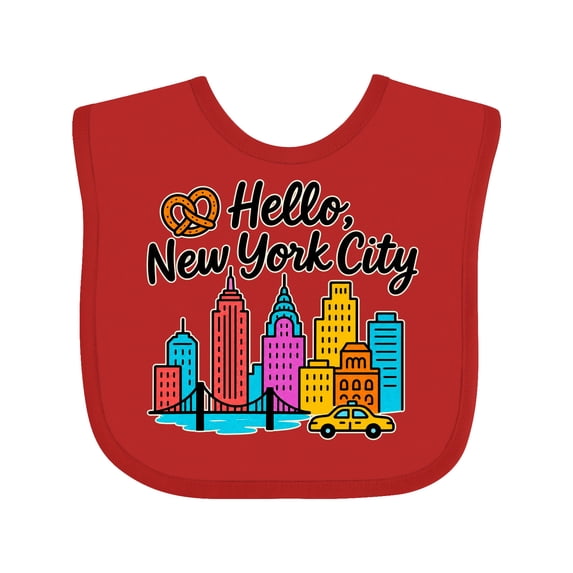 Inktastic New York City Boys or Girls Baby Bib