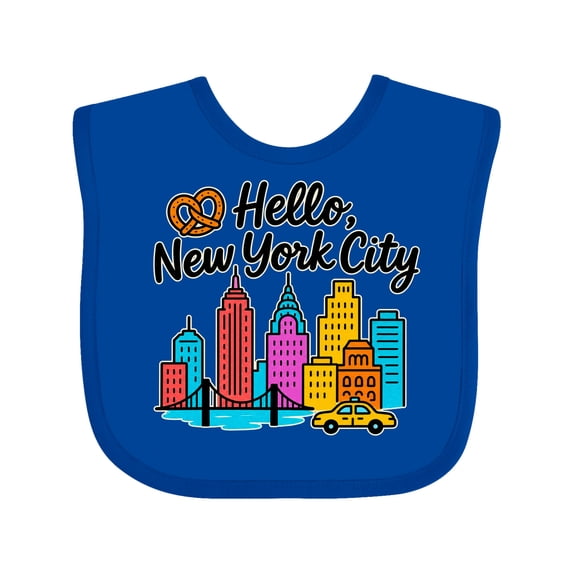 Inktastic New York City Boys or Girls Baby Bib