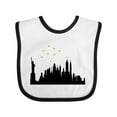thumbnail image 1 of Inktastic New York Skyline Boys or Girls Baby Bib, 1 of 4