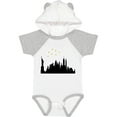 thumbnail image 1 of Inktastic New York Skyline Boys or Girls Baby Bodysuit, 1 of 5