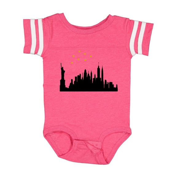 Inktastic New York Skyline Boys or Girls Baby Bodysuit