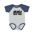 thumbnail image 1 of Inktastic New York Skyline Grunge Boys or Girls Baby Bodysuit, 1 of 5