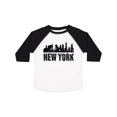 thumbnail image 1 of Inktastic New York Skyline Grunge Boys or Girls Toddler T-Shirt, 1 of 5