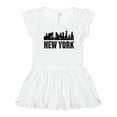 thumbnail image 1 of Inktastic New York Skyline Grunge Girls Toddler Dress, 1 of 5