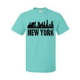 thumbnail image 1 of Inktastic New York Skyline Grunge T-Shirt, 1 of 5