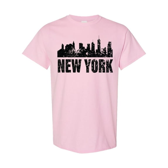 Inktastic New York Skyline Grunge T-Shirt