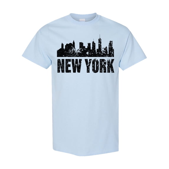 Inktastic New York Skyline Grunge T-Shirt