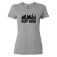 thumbnail image 1 of Inktastic New York Skyline Grunge Women's T-Shirt, 1 of 5