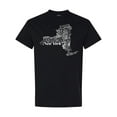 thumbnail image 1 of Inktastic New York State Word Salad T-Shirt, 1 of 5