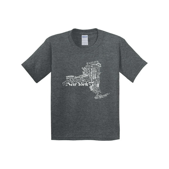 Inktastic New York State Word Salad Youth T-Shirt