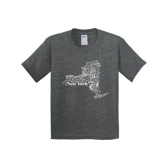 Inktastic New York State Word Salad Youth T-Shirt