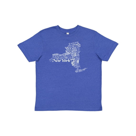 Inktastic New York State Word Salad Youth T-Shirt