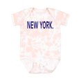 thumbnail image 1 of Inktastic New York in Blue Text Boys or Girls Baby Bodysuit, 1 of 5