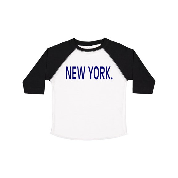 Inktastic New York in Blue Text Boys or Girls Toddler T-Shirt