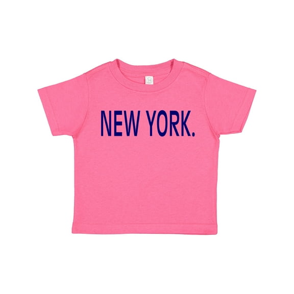 Inktastic New York in Blue Text Boys or Girls Toddler T-Shirt