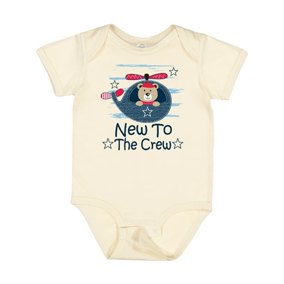 Inktastic New to the Crew Baby Boy Boys Baby Bodysuit