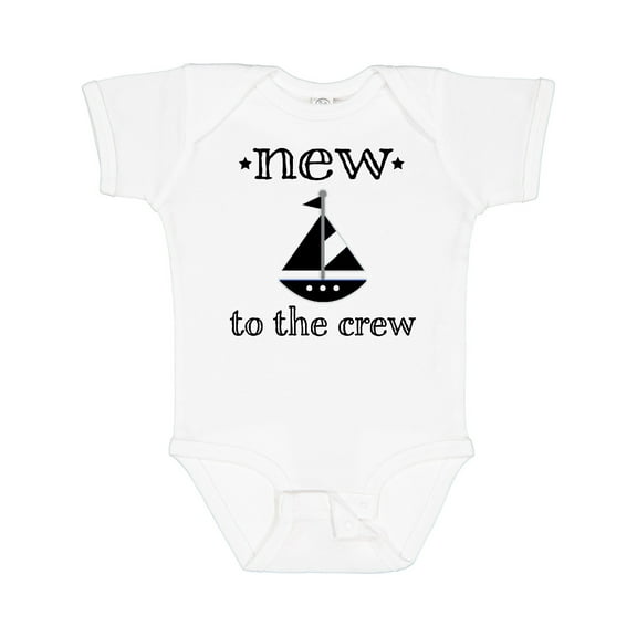 Inktastic New to the Crew Newborn Boys or Girls Baby Bodysuit