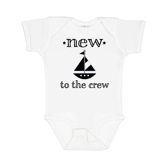 Inktastic New to the Crew Newborn Boys or Girls Baby Bodysuit