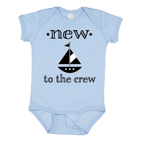 Inktastic New to the Crew Newborn Boys or Girls Baby Bodysuit