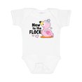 thumbnail image 1 of Inktastic New to the Flock Cute Baby Flamingo Boys or Girls Baby Bodysuit, 1 of 5