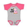 thumbnail image 1 of Inktastic New to the Flock Cute Baby Flamingo Boys or Girls Baby Bodysuit, 1 of 5