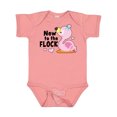 thumbnail image 1 of Inktastic New to the Flock Cute Baby Flamingo Boys or Girls Baby Bodysuit, 1 of 5