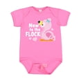 thumbnail image 1 of Inktastic New to the Flock Cute Baby Flamingo Boys or Girls Baby Bodysuit, 1 of 5